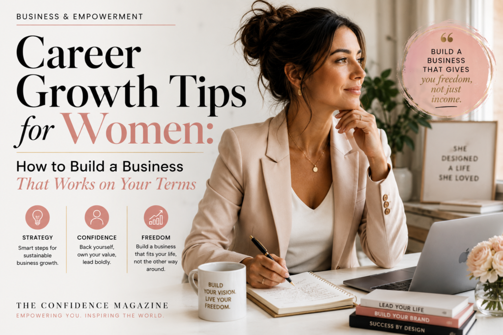 Career Growth Tips for Women: How to Build a Business That Works on Your Terms Career Growth Tips for Women