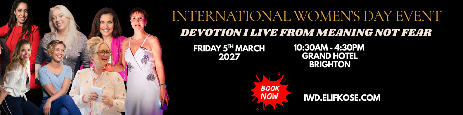 International Women's Day Brighton 2027 Invite