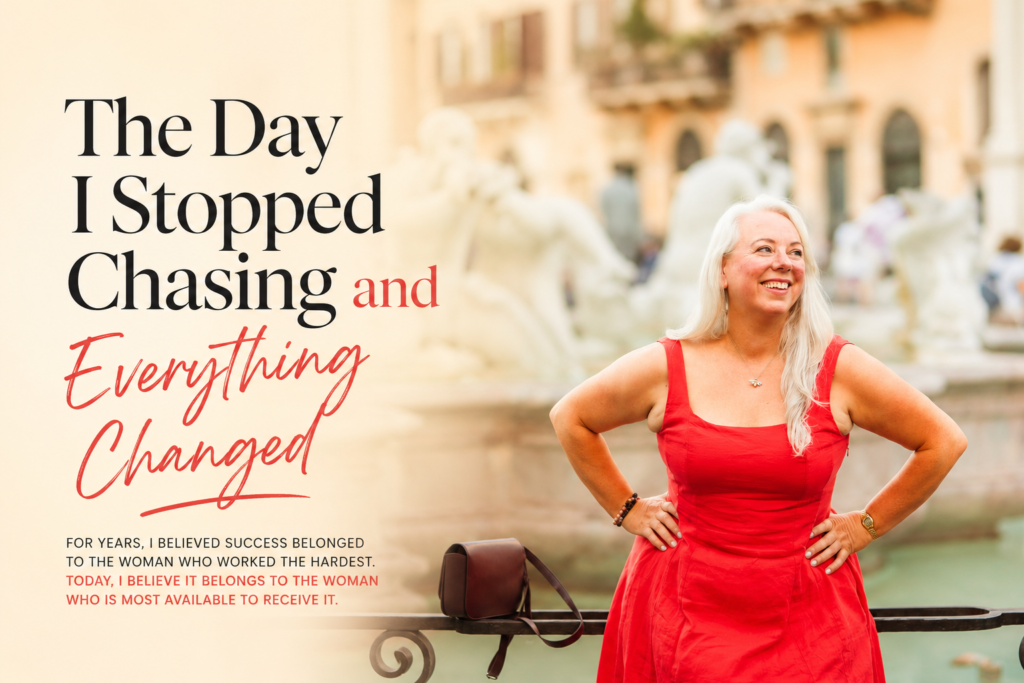 The Day I Stopped Chasing and Everything Changed The Day I Stopped Chasing