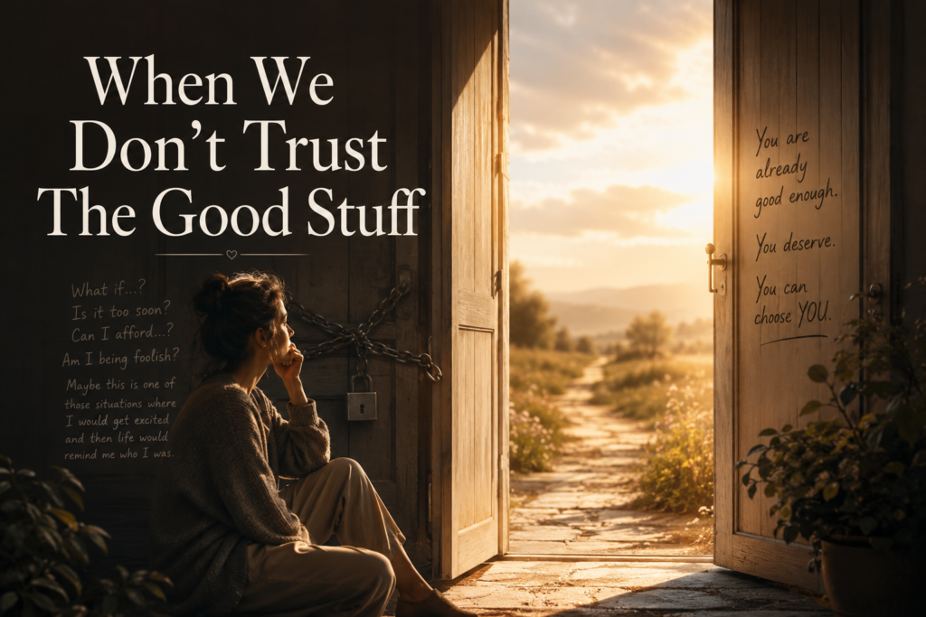 When We Don’t Trust The Good Stuff When We Don’t Trust The Good Stuff