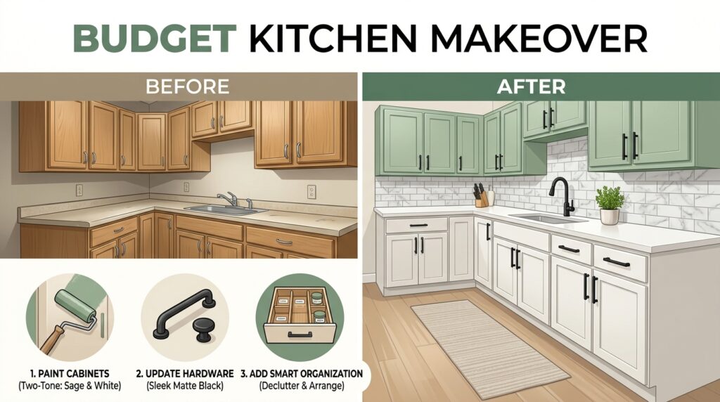 Budget-Friendly Kitchen Makeover Ideas Without Renovation Budget-Friendly Kitchen Makeover Ideas Without Renovation