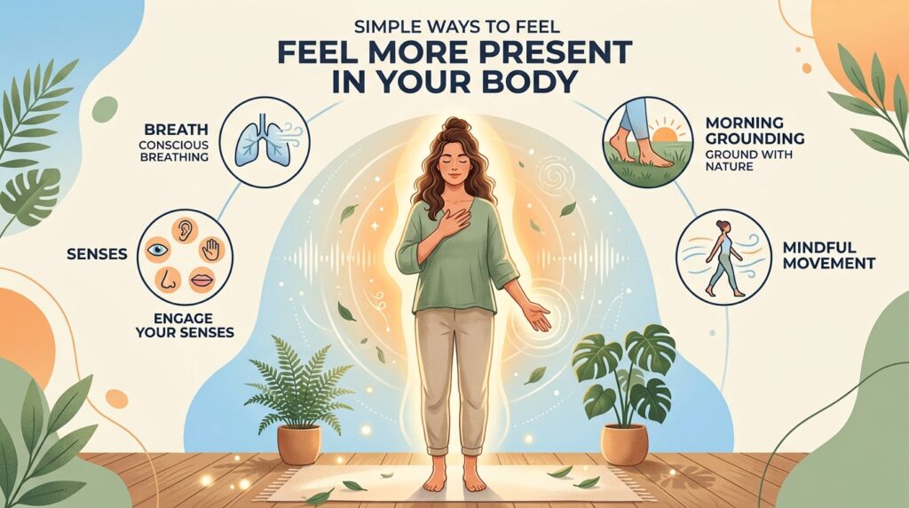 How to Feel More Present in Your Own Body How to Feel More Present in Your Own Body