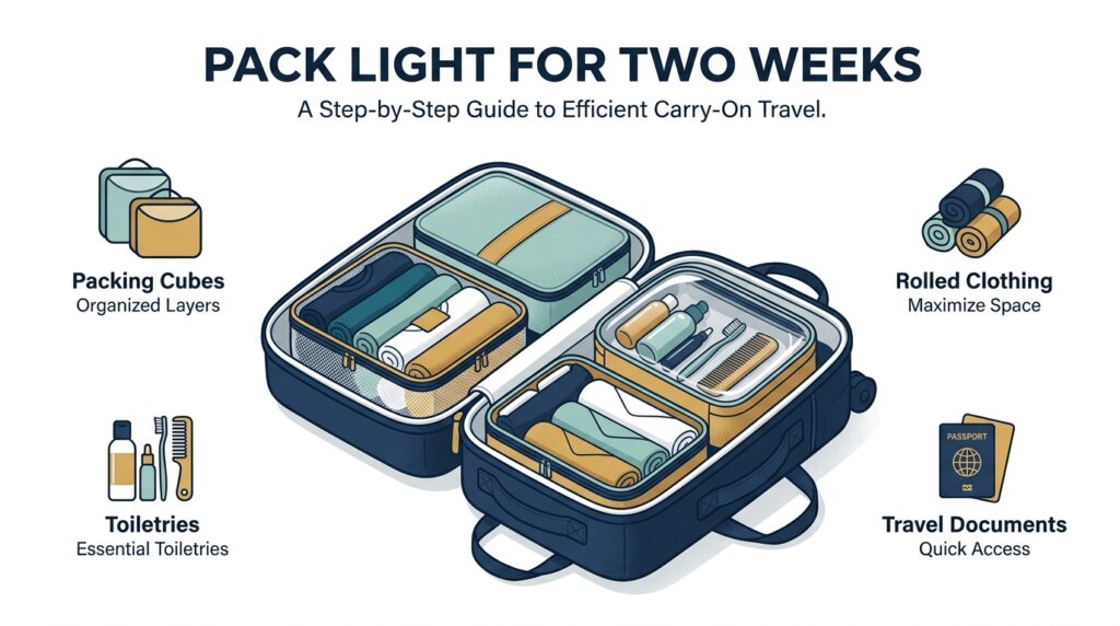 How to Pack Light for a Two-Week Trip How to Pack Light for a Two-Week Trip